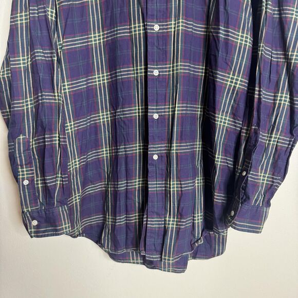 Ralph Lauren Shirt Mens XL Purple Green Plaid Blake Button Down Classic Preppy - Picture 4 of 9